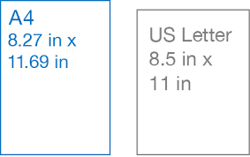 This means you get the a1 size by folding an a0 paper in two along its shortest side. A4 Size Paper Quill Paper Buying Guide Quill Com