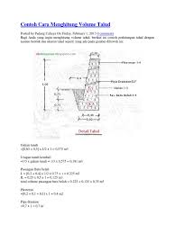 Cara menghitung kubikasi barang kiriman. Cara Detail Menghitung Volume Talud