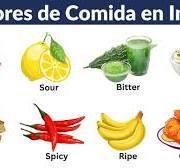 Adjetivos para describir Sabores y Comida en Inglés