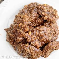 These are quick to whip up too, so if you have 15 minutes to spare (with a little freezer time too), then you should make these no bake bars! Allergy Friendly No Bake Cookies Dairy Free Peanut Free Option