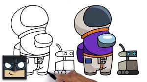 Indeed, this fun character is not so difficult to create. How To Draw Astronaut Crewmate Pet Among Us