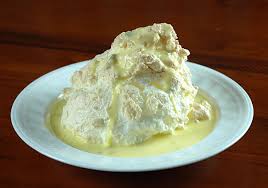 Iles Flottante On Passionfruit Cream Recipe Desserts Food Just Desserts