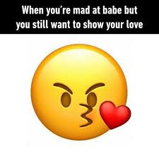 They Should Have This Angry Kiss Emoji Immediately Follow 9gag For More Fun 9gag Emoji Angry Kiss Kiss Emoji Cute Love Memes Love Memes