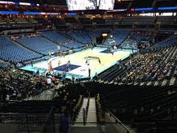 spectrum center section 116 row aa home of charlotte