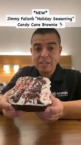 NEW Crumbl Cookies Review! With their NEW Jimmy Fallon’s “Holiday  Seasoning” Candy Cane Brownie, Caramel Toffee Butter Cake, Strawberry  Crinkle, Lemon Bar, Holiday Birthday Cake, Cookies and Cream ft. ...