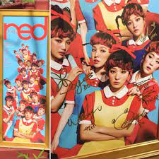 Red velvet celebrate their first no. Red Velvet Signed Poster Kpopcollections