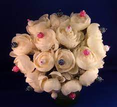 You won't be disappointed with this flower! Bouquet Fiber Optic White Rose A Garden Of Dreams Bouquets Shadowboxes