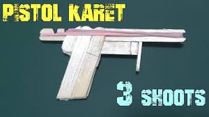 Ini satu diantara contoh membuat profila atau cara membuat frame dari stik es krim Cara Membuat Pistol Karet Dari Stik Es Krim Youtube