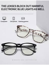 Color Change Blue Light Glasses Glasses Light Blue Square Glasses