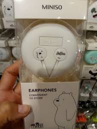 Miniso is a japanese style variety store offering a wide range of selected goods for the youth of today. Miniso We Bare Bears Earphones Lazada Ph