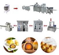 Egg Yolk Pastry Production Line Puff Cake Stuffed Pastries Making Machine  High Capacity Automatic Industrial Puff Dough Machine