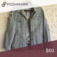 Contemporary Distressed Jean Jacket From Iris Distressed Jean Jacket Jean Jacket Clothes Design