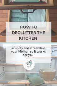 Clean mama kitchen sink set up. How To Declutter The Kitchen Clean Mama