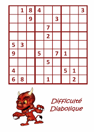 Sudoku diabolique n´est que pour les personnes expérimentées. Carte Sudoku Diabolique Envoyer Une Carte Sudoku Des 0 99 Merci Facteur