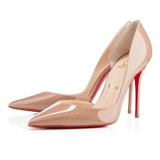 Маркови дамски обувки естествена кожа с червена подметка