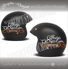 Harley Davidson Decal Stickers For Motorcycle Helmet Custom Buy Online In New Zealand At Desertcart Nz Productid 48977253