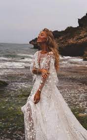 2020 Best Beautiful Lace Casual Wedding Dresses For Older Brides Wedding Dresses Bohemian Wedding Dresses Bridal Wear