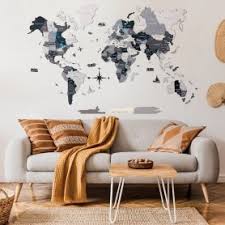 Mapa mundial, mapa del mundo, mapamundi. Mapas Mundi De Madeira Na Parede 3d Cool Mania