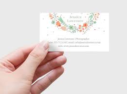 How to make business cards in just 6 steps. Diy Printable Business Card Floral Wreath Floral Business Cards Printable Business Cards Cards