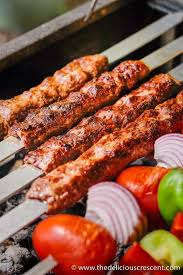 Lamb kebabs washington dc labor day mediterranean middle eastern grilling skewering bbq dinner party yogurt healthy skewers season lamb skewers with kosher salt and freshly ground black pepper. Kabob Koobideh Minced Meat Kebab The Delicious Crescent