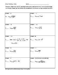 Circuit Training Limits Calculus Calculus Circuit Training Limits Calculus