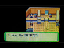 Pokedex entries and attacks 1) what you will need. Pokemon Emerald Eon Ticket Cheat Code 10 2021