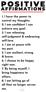 You can either personalize statements that spoke to you or write your own affirmations according to your current life situation. 20 Positive Affirmations For Women That Will Make You Unstoppable