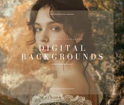 Vintage Old Masters Landscape Painting Digital Backgrounds