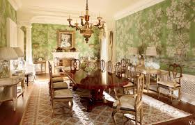 Dining room wallpaper sets the mood. Chinoiserie Wallpaper And Panels Take The Stage In These 12 Rooms Architectural Digest