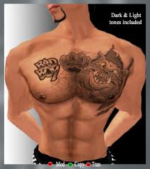 Bad boy tattoos 9 tattoos tattooforaweek fake tattoos. Second Life Marketplace Platinum Tattoos Bad Boy Chest Tattoo