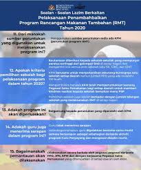 Ahli biasa yang tiada di tk untuk tempoh kurang dari enam sesiapa yang berada/akan berada di hospital kurang dari enam bulan tahun banci. Kpm On Twitter Soalan Soalan Lazim Faq Penambaikan Program Rancangan Makanan Tambahan Rmt Tahun 2020 Kemaskini Bertarikh 20 Januari 2020 Https T Co Ntqkgren2y