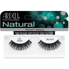 Apply a thin line of lash adhesive to the lash band and wait for 30 seconds until the adhesive becomes tacky. Ardell Fashion Lashes Demi Black 101 False Eyelashes