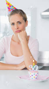 Free shipping on orders over $25 shipped by amazon. Upset Woman On Her 30th Birthday In Her Kitchen Stock Photo Picture And Royalty Free Image Image 25737860
