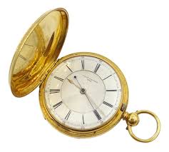 How to choose a watch for a man? 18ct Gold Full Hunter Pocket Watch No 7164 By Thomas Howard Liverpool Case By Samuel