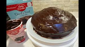 There's nothing boring about vanilla, especially when it's an artfully prepared vanilla cake, rich with real vanilla bean and topped with the frosting flavor of your choice. How To Make Betty Crocker Devils Food Cake Youtube