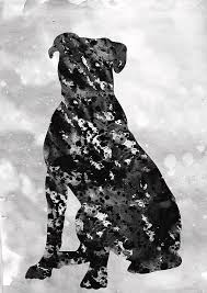 Yes, black american bulldogs do exist, no they are not the correct color for an american bulldog. American Bulldog Black Digital Art By Erzebet S