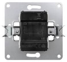 Elhard Vypínač Vera Woods sériový č. 5, biely