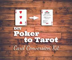 I hope you're all as excited as i am. Convert Poker Cards To Tarot Cards 6 Steps Instructables