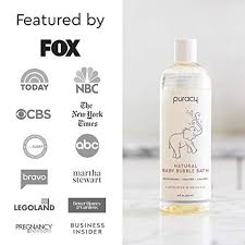 For a hypoallergenic option safe enough to share with baby, try this subtly scented bubble bath. Puracy Natural Baby Bubble Bath Lavender Vanilla Tear Free Hypoal Ninelife Japan