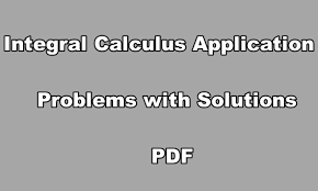 Related rates sketch picture and identify known/unknown quantities. Exercours Integral Calculus Application Problems With Solutions Pdf
