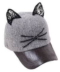 Women Girls Cat Ears Baseball Cap Woolen Adjustable Sport Https Www Amazon Com Dp B076dcxkjw Ref Cm Sw R Pi Dp X 8ty Zbvgcsxqr Girl Cat Cute Hats Cat Ears