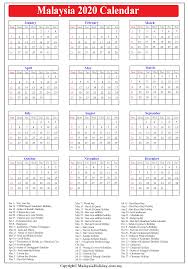 These dates may be modified as official changes are announced, so please check back regularly for updates. Malaysia Public Holidays 2020 Malaysia Calendar 2020
