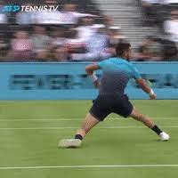 Who broke once again in the 8th game and was now just one game away from advancing to the second round of the tokyo olympics 2020. Tennis Fail Gifs Get The Best Gif On Giphy