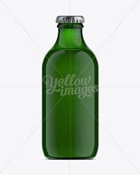 Download 250ml Stubby Green Glass Beer Bottle Mockup In Bottle Mockups On Yellow Images Object Mockups PSD Mockup Templates