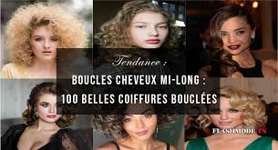 Cheveux boucles mi longs automne hiver 2018 cheveux boucles. Boucles Cheveux Mi Long 100 Belles Coiffures Bouclees