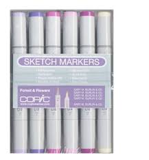 Copic Sketch Marker Set Forest And Flowers 12 Piece Set Copic Sketch Markers Sketch Markers Copic Sketch Marker Sets