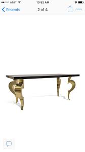 The Om Desk In Goatskin And Brass By Scala Luxury Mobilya Fikirleri Mobilya Fikirler