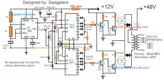 1500 watt pwm sinewave inverter circuit homemade circuits