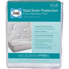 Sealy Total Stain Protection Waterproof Crib And Toddler Mattress Pad Walmart Com Crib Mattress Pad Mattress Pad Stain Protection