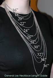 Necklace Size Chart For Men Tape To Determine The